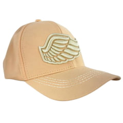 Boné Infantil Kids Zenz Western Save A Horse Salmão Com Logo Bordado e Cavalinho Ref:1517 - ZW0225070