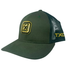 Boné Infantil Txc Custom Bordado Verde Militar Com Logo Amarelo E Preto Ref: 120035CI