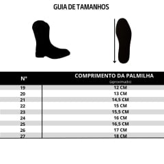 Bota Infantil Caminhos Da Roça Bico Quadrado Couro Fóssil Café Com Zíper E Bordado Florão E Arame Preto Ref:KI99