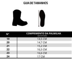 Bota Texana Infantil Aragoni Bico Quadrado Couro Fóssil Pinhão Com Café Bordado Branco e Amarelo Sola PVC - Ref. A006