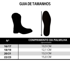 Bota Texana Infantil Bebê Moiadeiros Couro Napa Flex Rosa Nude- REF: 57B