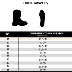 Bota Texana Infantil Big Bull Boots Cappucino e Rosa Bordado Ref: 39B