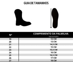 Bota Texana Infantil Caminhos Da Roça Com Zíper Couro Fóssil Sela Cano Bordado Arame Ref: Kl100