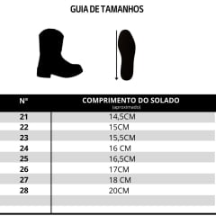 Bota Texana Infantil Caminhos Da Roça Couro Caramelo/Marinho Cano EUA Ref:KI44