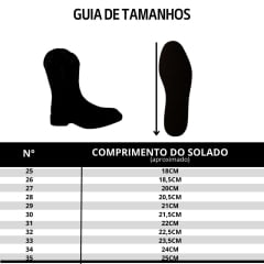 Bota Texana Infantil La Mexicana Bico Quadrado Couro Dallas Havana Com Bordado Cesr. Ouro Zíper Sola Rodeio Ref:106139