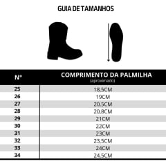 Bota Texana Infantil Moiadeiros Bico Quadrado Couro Fóssil/Preto Bordado Verde Neon Ref. 41 INF