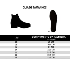 Botina Infantil/Juvenil Caminhos da Roça Bico Redondo Com Zíper Couro Látego Café Com Bordado Rosa Ref.KJ06-7