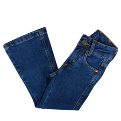 Calça Infantil Laço Forte Feminina Elastano Básica Ref:2032