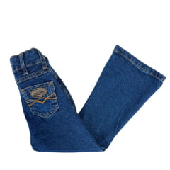 Calça Infantil Laço Forte Feminina Elastano Básica Ref:2032