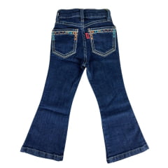 Calça Infantil Feminina Country PRB Bordada Ref:1621