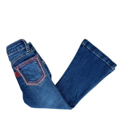 Calça Infantil Feminina Country PRB Bordada Ref:1626