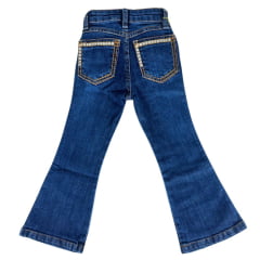 Calça Infantil Feminina Country PRB Bordada Ref:1627