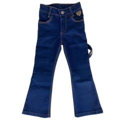 Calça Infantil Feminina Country PRB Carpinteira Bordada Ref:605