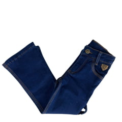 Calça Infantil Feminina Country PRB Carpinteira Bordada Ref:605