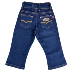 Calça Infantil Feminina Juvenil Race Bull Azul Jeans Ref:023 AZ