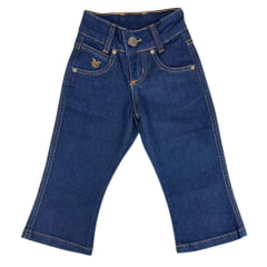 Calça Infantil Feminina Juvenil Race Bull Azul Jeans Ref:023 AZ Calça Infantil Feminina Juvenil Race Bull Azul Jeans Ref:023 AZ