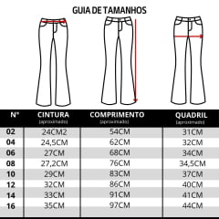 Calça Infantil Feminina Juvenil Race Bull Azul Jeans Ref:023 AZ