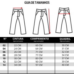 Calça Infantil Masculina Texas Farm Freedom Azul Escuro Bolso Bordado Ref:PDMMINI002