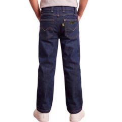 Calça Infantil Masculina Tradicional Terra De Rodeio Lavagem Escura REF:054.AZ