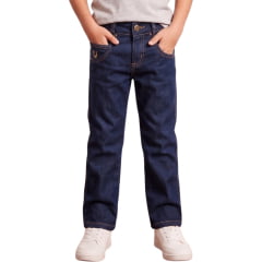 Calça Infantil Masculina Tradicional Terra De Rodeio Lavagem Escura REF:054.AZ