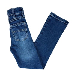 Calça Infantil Minuty Reta Modelo Grande Jeans Azul Ref:2000