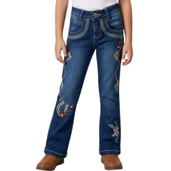 Calça Infantil Feminina Race Bull Stone Bordado REF:037.ST