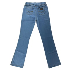 Calça Infantil Pura Raça Feminina Country Premium Bootcut Destroyer Flare Ref:070275000014