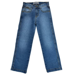 Calça Jeans Infantil Menino Pura Raça Azul Médio Reta Country Premium - Ref. 07-0277-000023