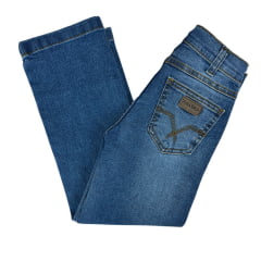 Calça Jeans Infantil Menino Pura Raça Azul Médio Reta Country Premium - Ref. 07-0277-000023