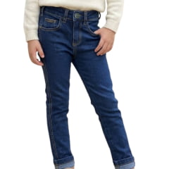 Calça Infantil Feminina Pura Raça Jeans Reta Stone - REF:07 0275 000026