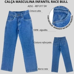 Calça Masculina Infantil Tradicional Race Bull Delavê Ref: 017DV