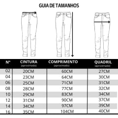 Calça Infantil Laço Forte Masculina 100% Algodão Escura Ref:1731