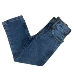 Calça Infantil Laço Forte Masculina 100% Algodão Escura Ref:1731