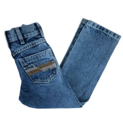 Calça Infantil Laço Forte Masculina 100% Algodão Média Ref:1730