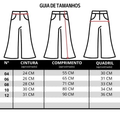 Calça Princesa Infantil Country City Preta Com Franja Ref:CPI20992