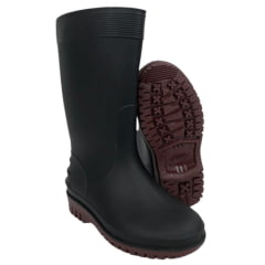 Bota Galocha Infantil Calfor Pampeana Preto Fosco Ref. AD037