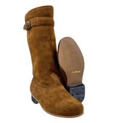 Bota Gaúcha Infantil Lince Nobuck Castor