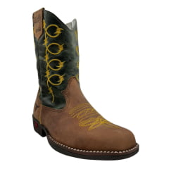 Bota Texana Infantil Texas Rodeo - Fóssil Verde - Ref. tr362