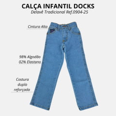 Calça Infantil Dock's Delavê Basic Tradicional Ref.0904-25