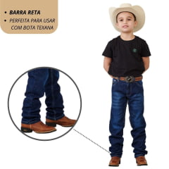 Calça Infantil Docks Jeans Western Bordada - Ref.3103256-005