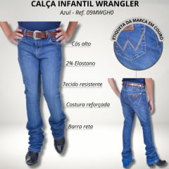 Calça Infantil Juvenil Wrangler Jeans Flare - Ref.09MWGHOUN