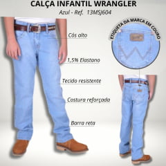 Calça Jeans Wrangler Infantil Delavê Elastic Waistband