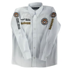 Camisa Infantil Radade Fast Bull Brands Branco Ref:3218