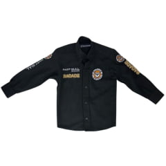 Camisa Infantil Radade Bordada Fast Bull Brands Preto Ref:3197