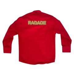 Camisa Infantil Bordada Radade Fast Bull Brands Vermelho Ref:3197