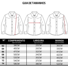 Camisa Infantil Os Vaqueiros Feminina Kids/Teen Manga Longa Oxfordine Branco E Rosa REF:V26-25003