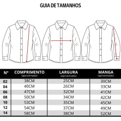 Camisa Infantil Os Vaqueiros Feminina Kids/Teen Manga Longa Xadrez Rosa Claro REF:V26-25004