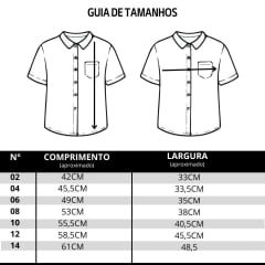 Camisa Infantil Texas Farm Xadrez Roxo Azul Manga Curta Com Logo Branco Ref:CAC145