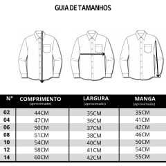 Camisa Infantil Txc Manga Longa Regular Tricoline Xadrez Ocre Bege Bordado Ref:29533LI