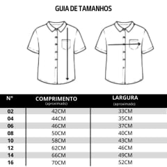 Camisa Infantil TXC Regular Tricoline Manga Curta Xadrez Vermelho Branco Logo Azul Claro REF2763CI